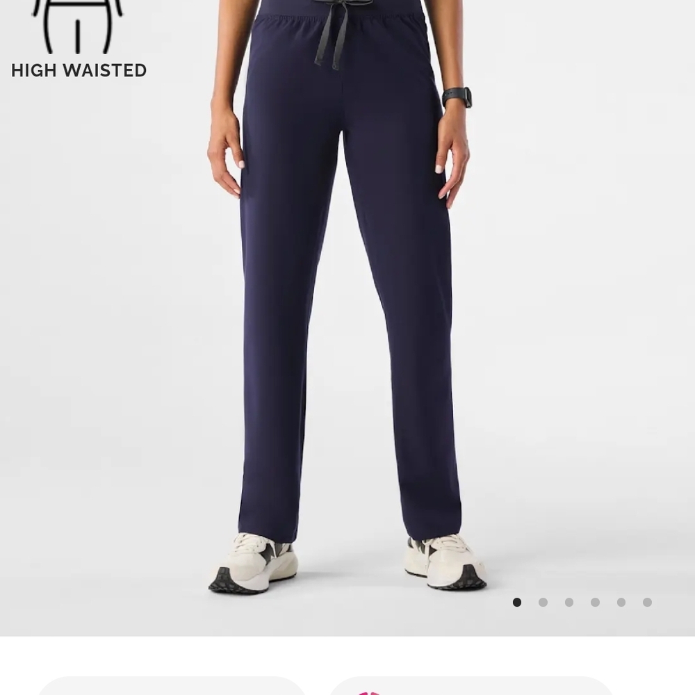 Figs Women's High-Waisted Navy Joggers